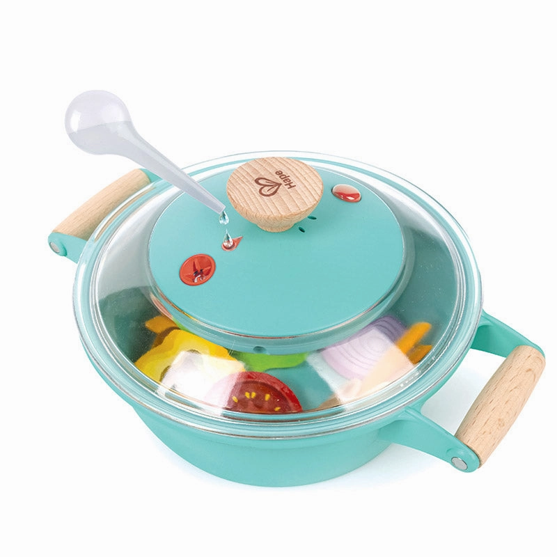 Hape Little Chef Cooking & Steam Playset