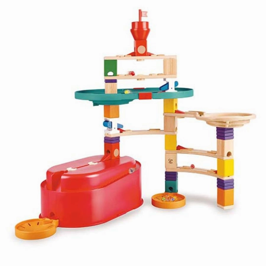 Hape Quadrilla Stack Track Bucket Set
