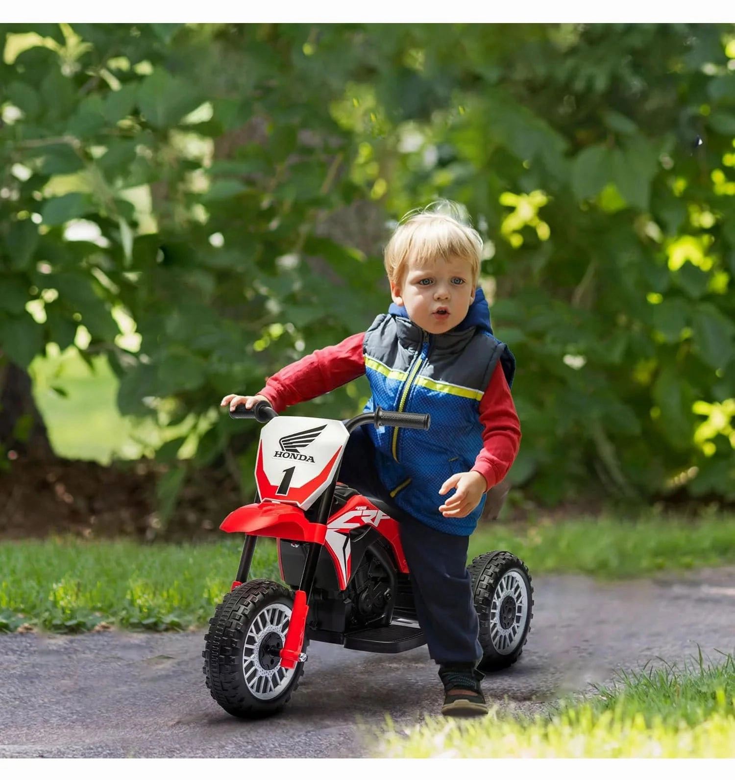 Honda Moto Trimoto Trike Electric 6v Battery-Powered Motorcycle Ride-on