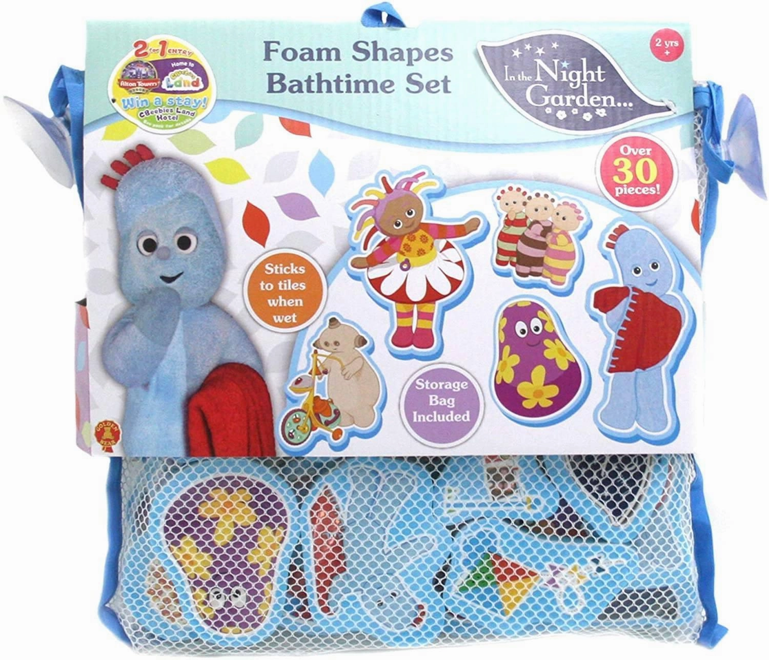 IN THE NIGHT GARDEN 30 Foam Pieces Bath Set