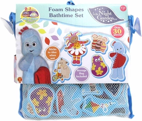 IN THE NIGHT GARDEN 30 Foam Pieces Bath Set