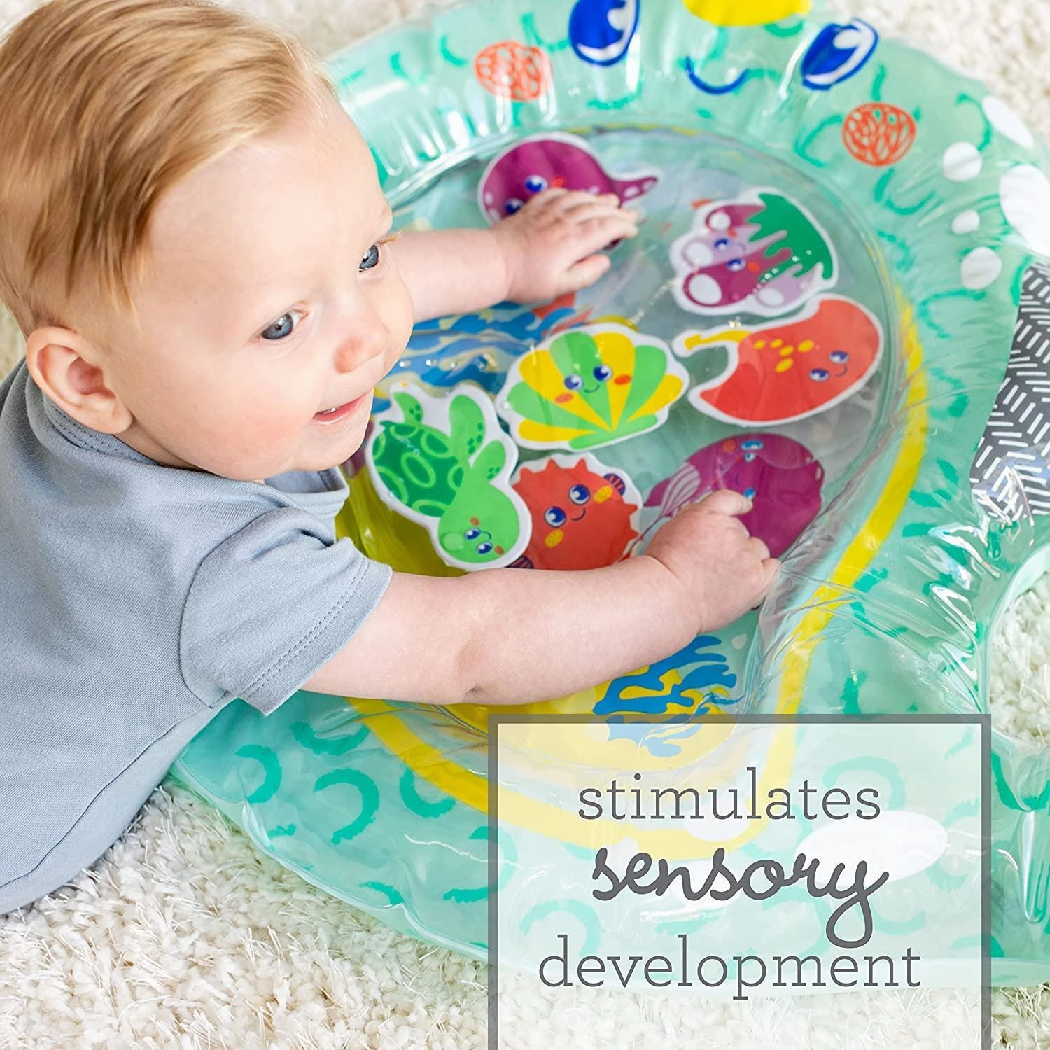 Infantino Pat & Play Water Mat Narwhal