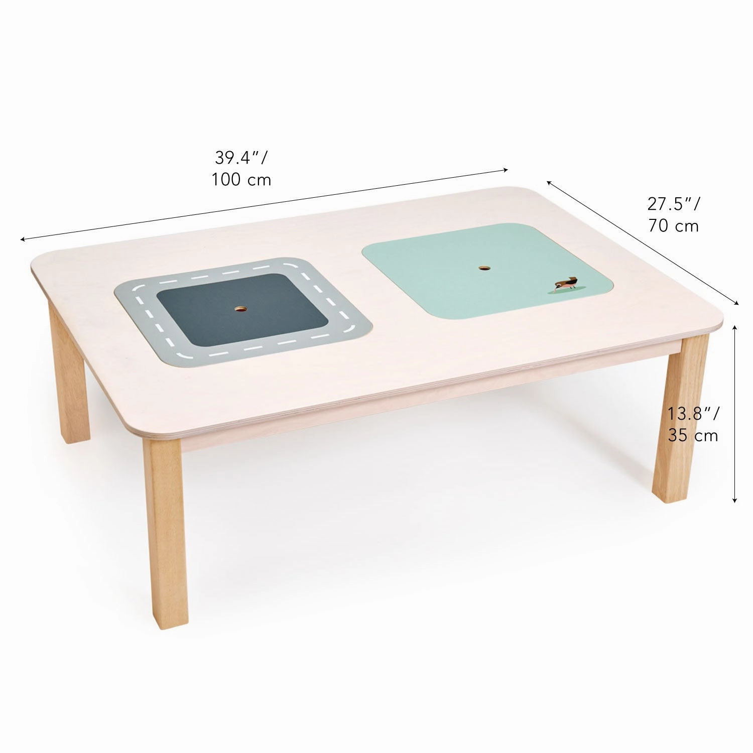 Interactive Play Table with Hidden Storage