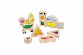 Janod Colourful Translucent Blocks
