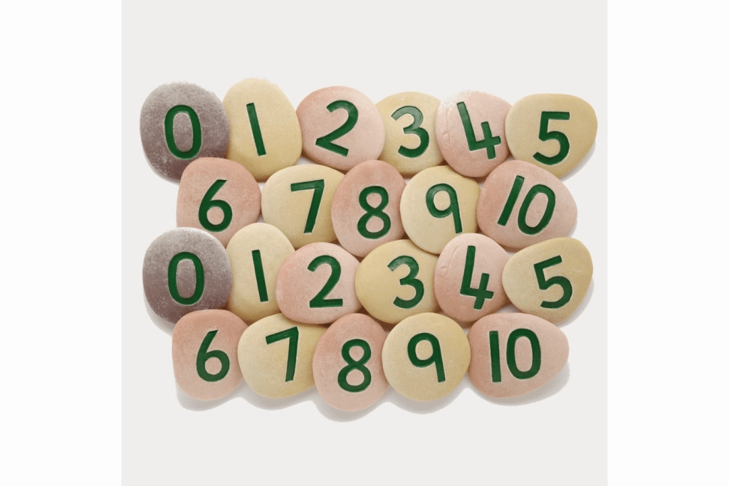 Jumbo Number Pebbles