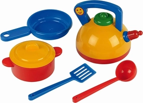 Klein Emma's Kitchen Imitation Cooking Set in String Bag