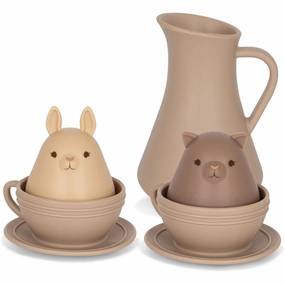 Konges Sljd Hortensia Mix Silicone Bath Toy Cup set