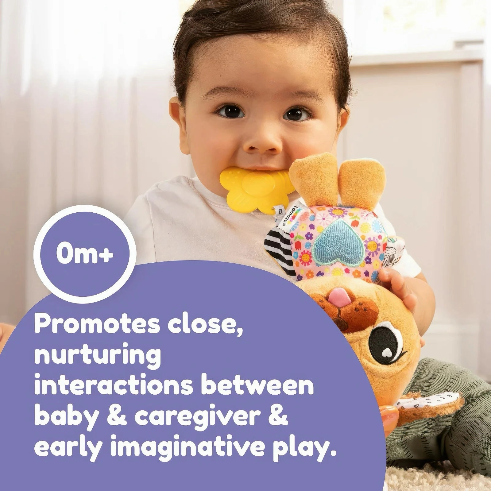 Lamaze Lovey the Pug - Clip and Go Baby Pram Toy