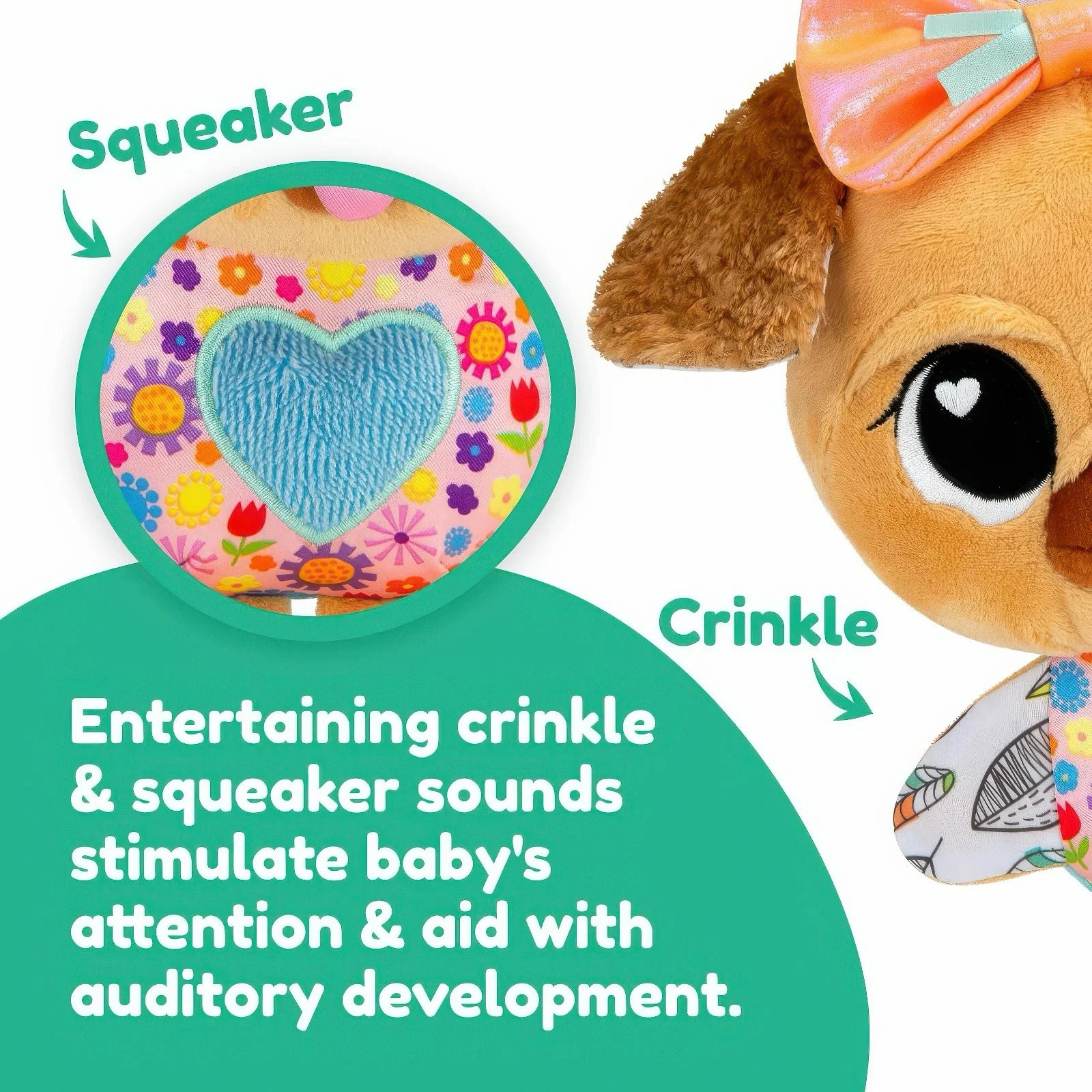 Lamaze Lovey the Pug - Clip and Go Baby Pram Toy