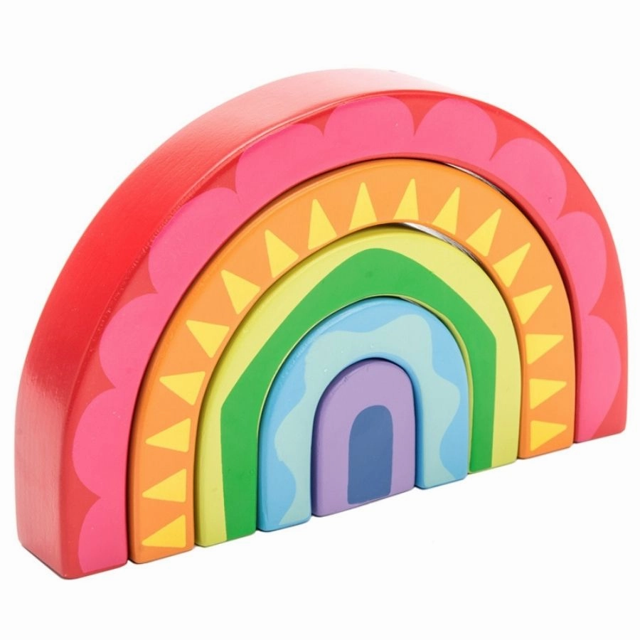 Le Toy Van - Petilou Rainbow Tunnel Wooden Toy