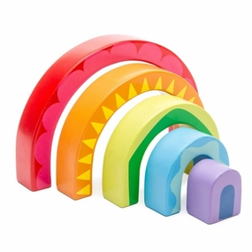Le Toy Van - Petilou Rainbow Tunnel Wooden Toy
