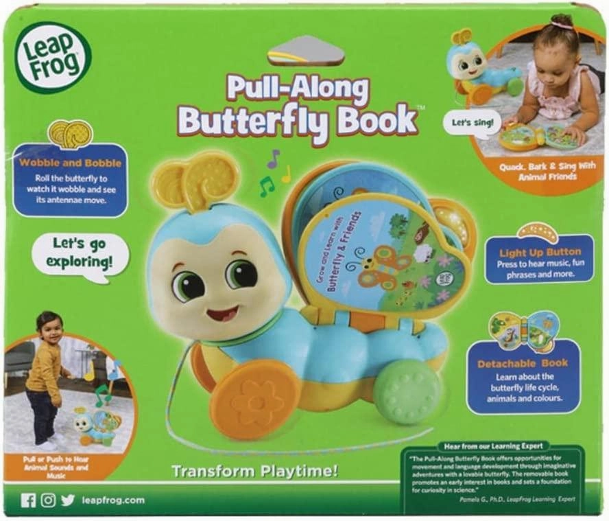 LeapFrog Pull-Along Interactive Butterfly Book