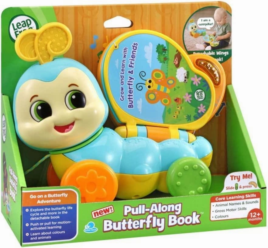 LeapFrog Pull-Along Interactive Butterfly Book