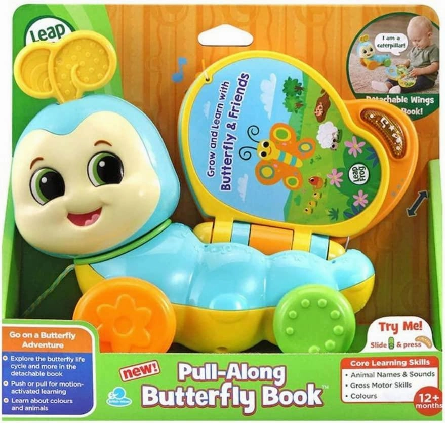 LeapFrog Pull-Along Interactive Butterfly Book