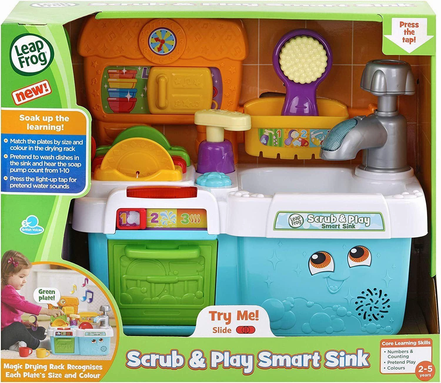 LeapFrog Scrub & Play Toy Sink Toy, Play Kitchen & Accessories