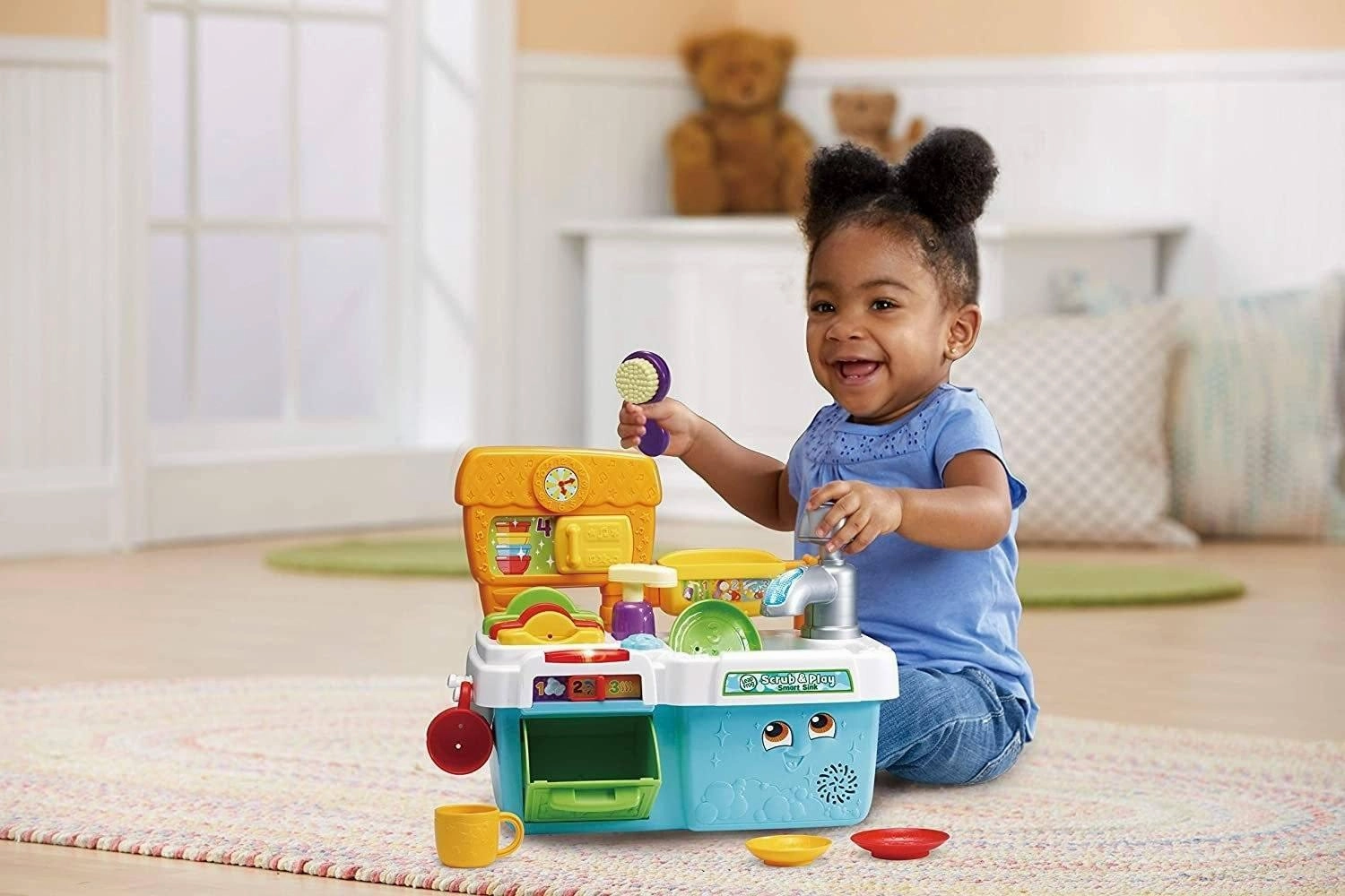 LeapFrog Scrub & Play Toy Sink Toy, Play Kitchen & Accessories