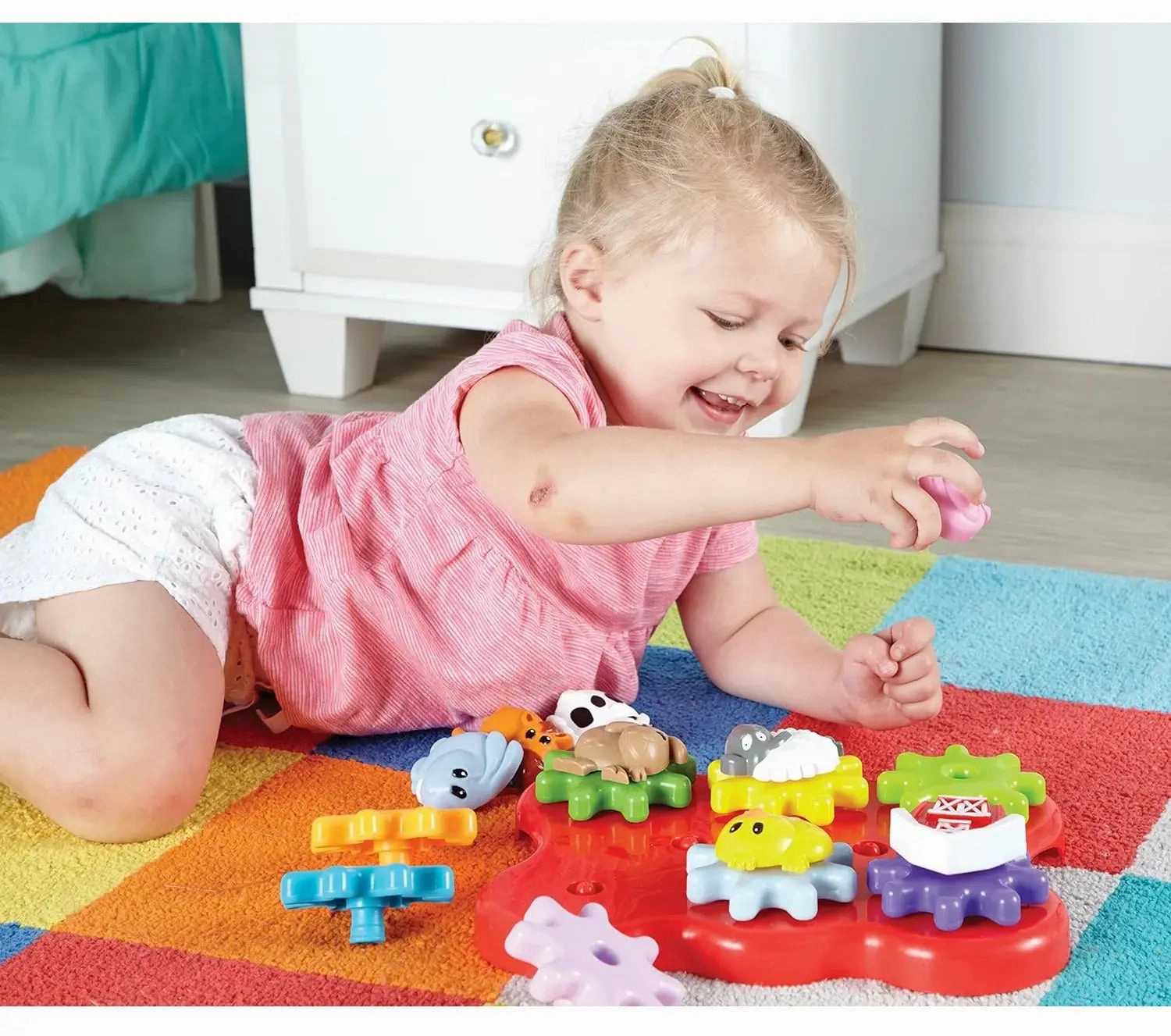 Learning Resources Barnyard Friends Build & Spin