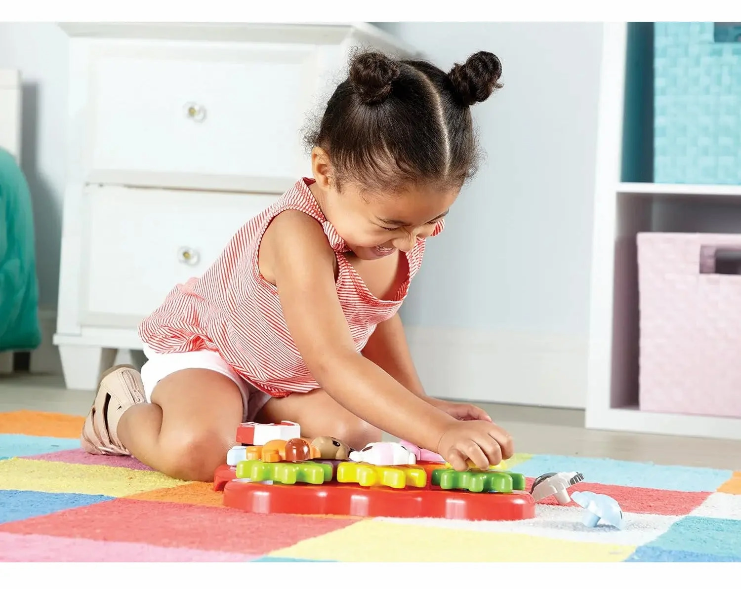 Learning Resources Barnyard Friends Build & Spin