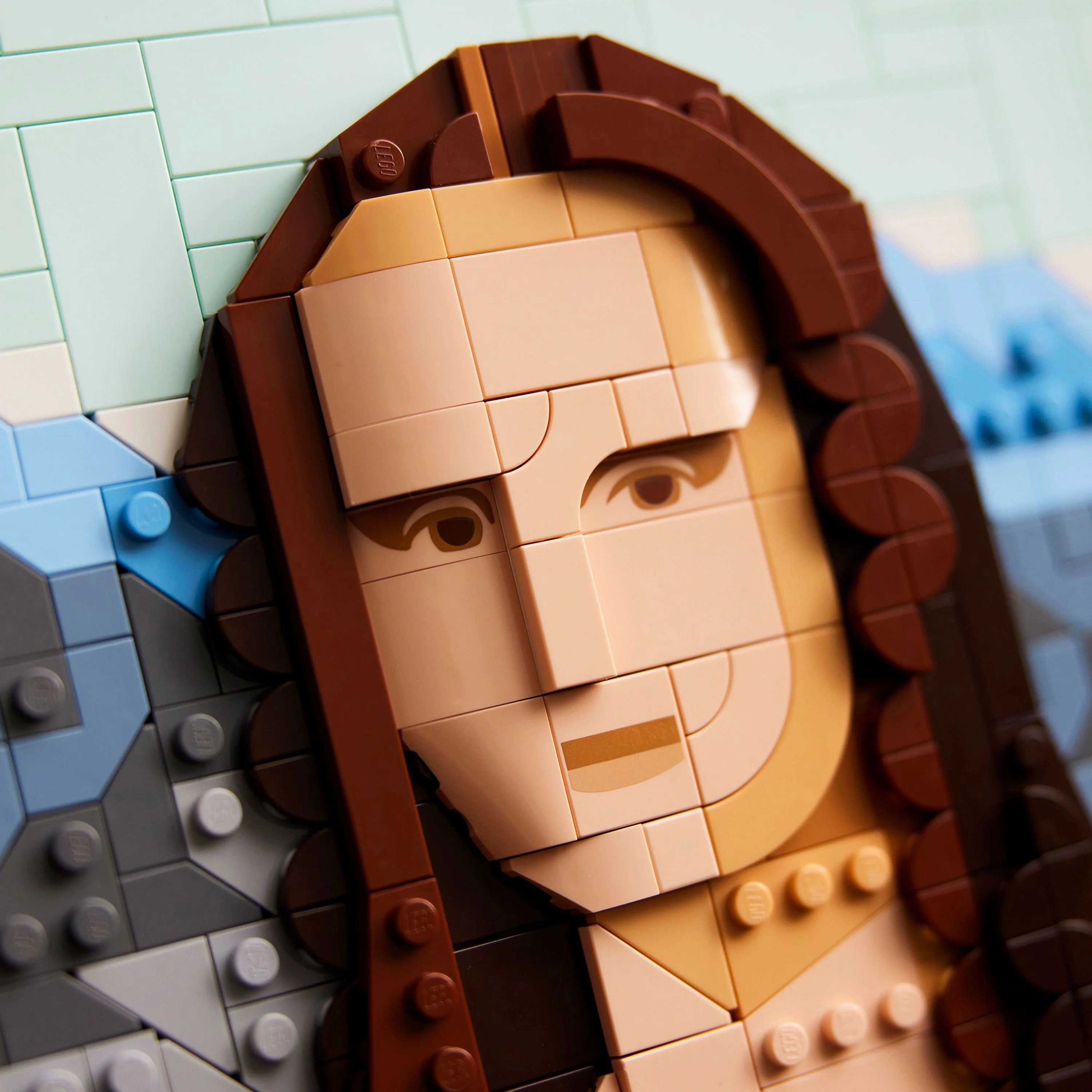 LEGO Art Mona Lisa Painting, Leonardo da Vinci Artwork Building Set, Home Decor Idea 31213