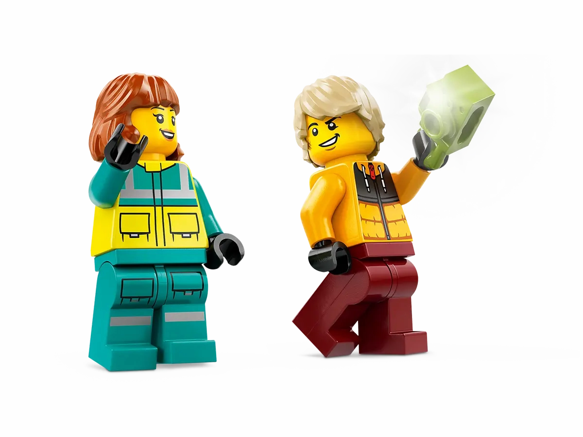 LEGO City Emergency Ambulance and Snowboarder