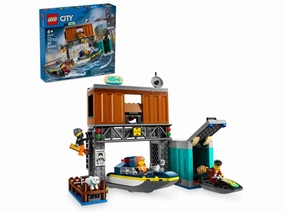LEGO City Police Speedboat and Crooks Hideout