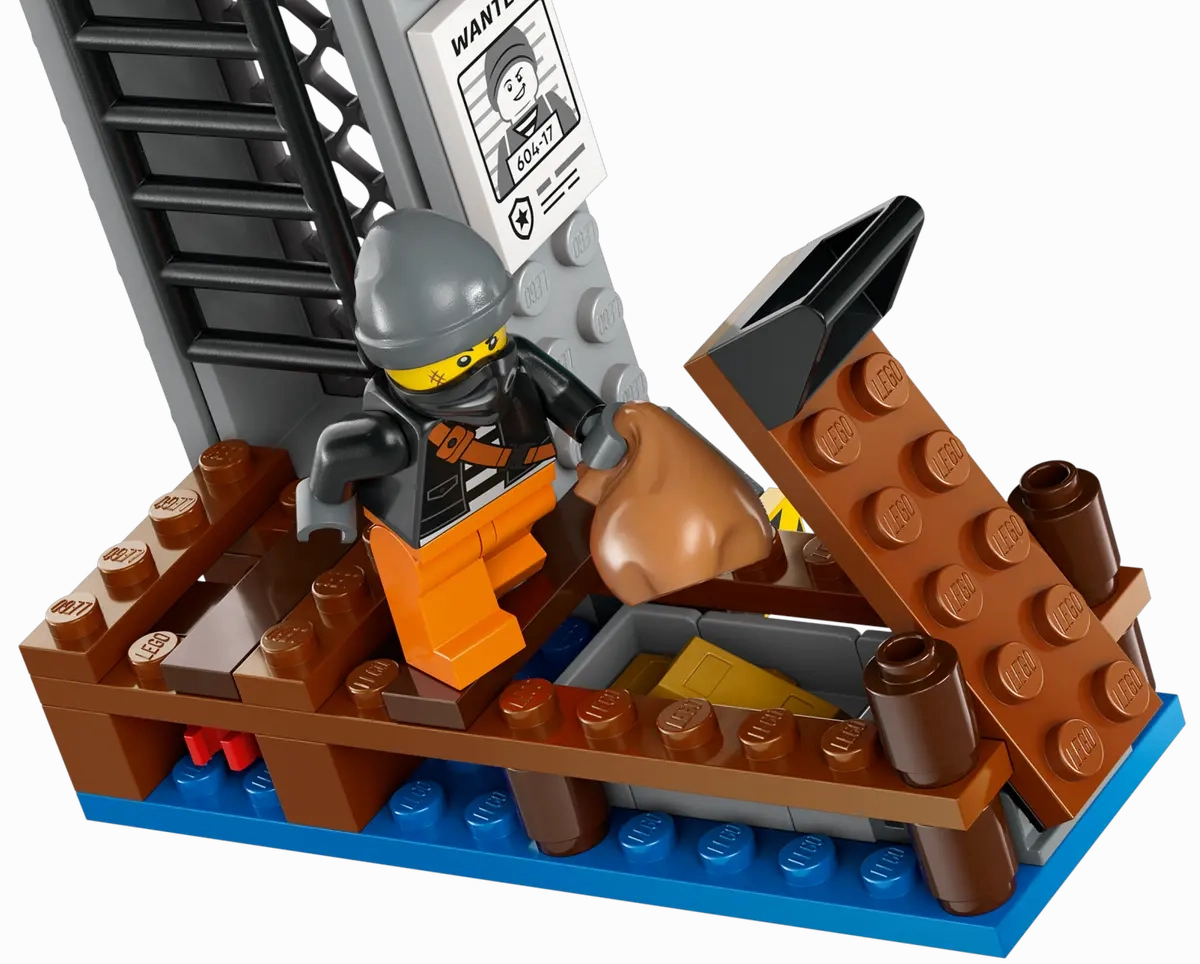 LEGO City Police Speedboat and Crooks Hideout