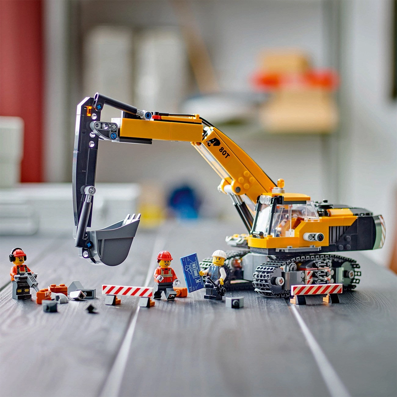 LEGO City Yellow Excavator