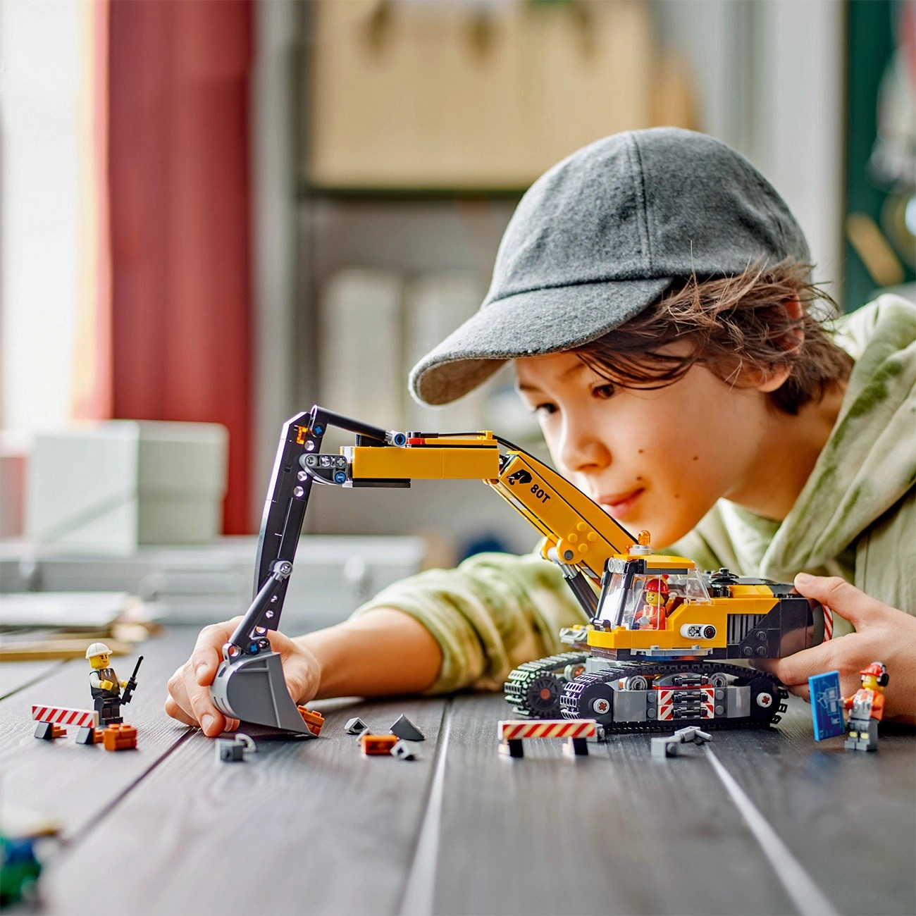 LEGO City Yellow Excavator
