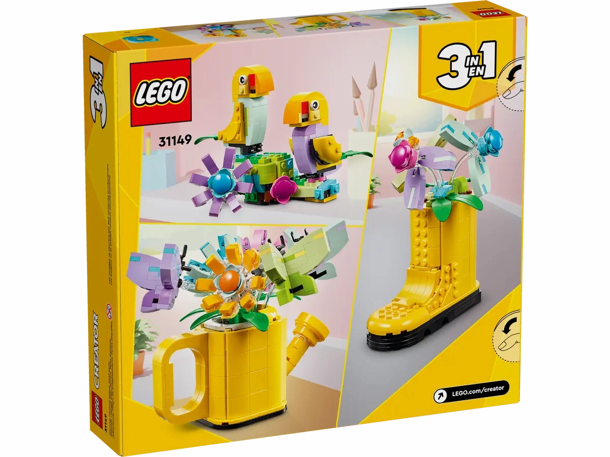 LEGO Creator 3 in 1 Flowers in Watering Can