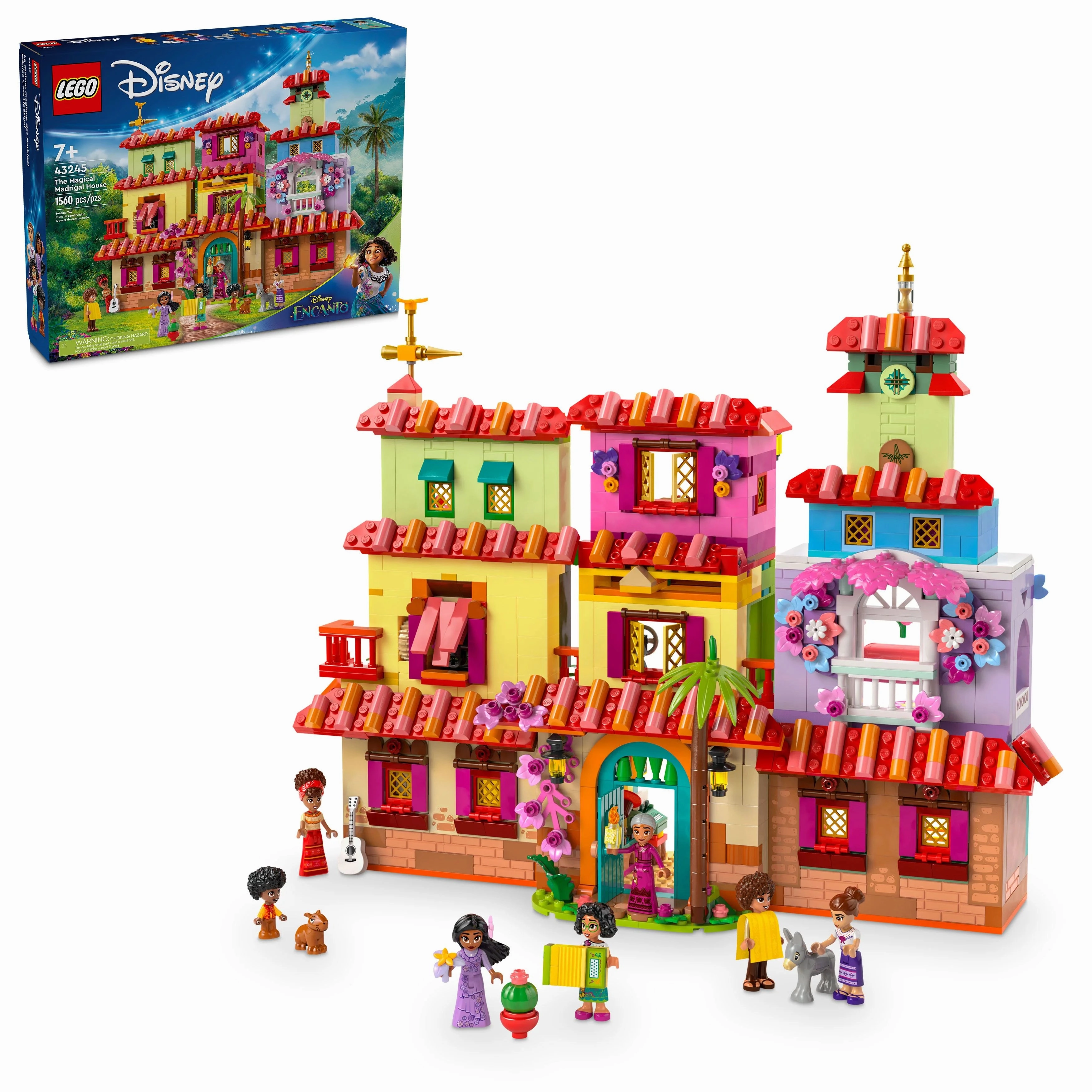 LEGO  Disney Encanto The Magical Madrigal House Building Toy with a Mirabel Mini-Doll Figure 43245
