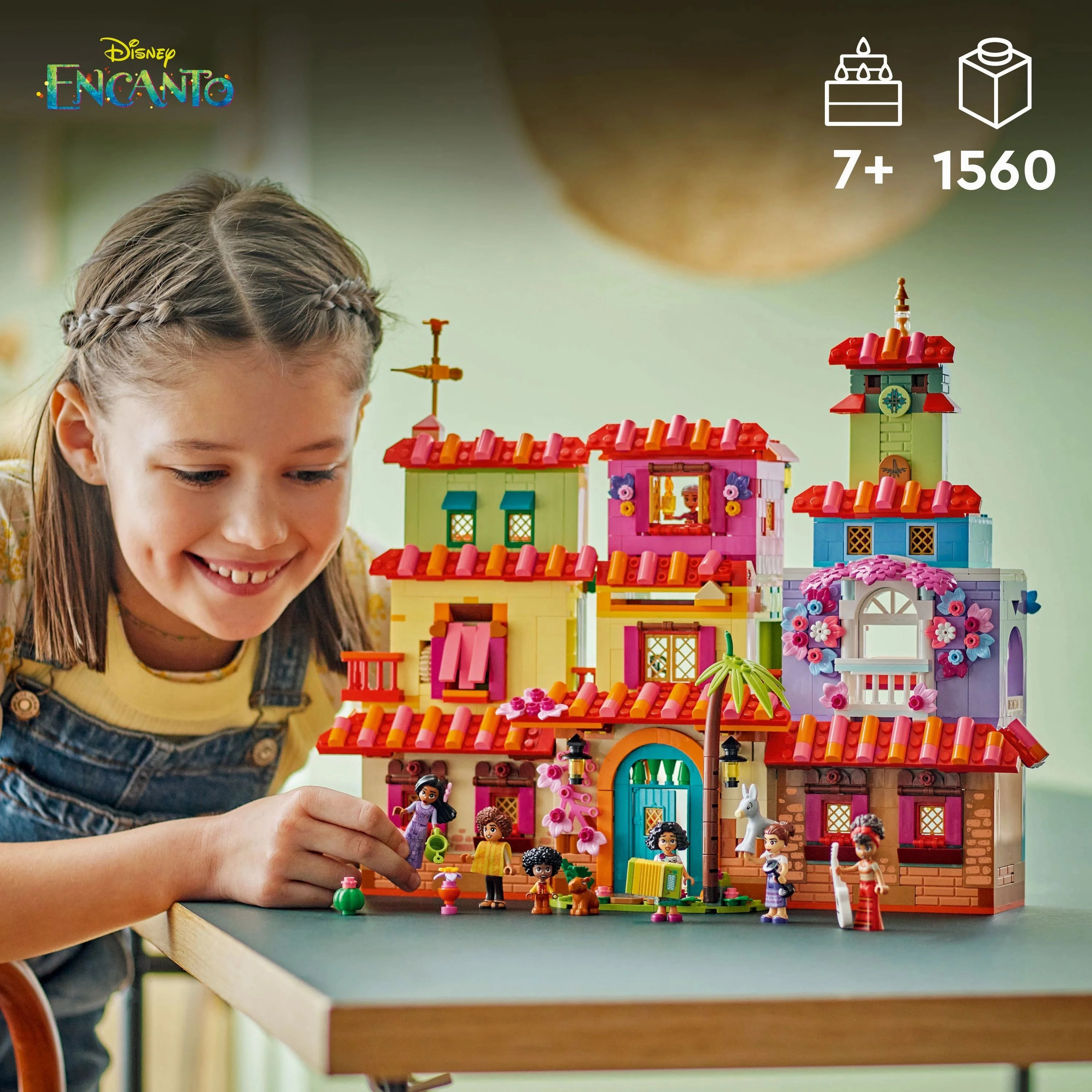 LEGO  Disney Encanto The Magical Madrigal House Building Toy with a Mirabel Mini-Doll Figure 43245