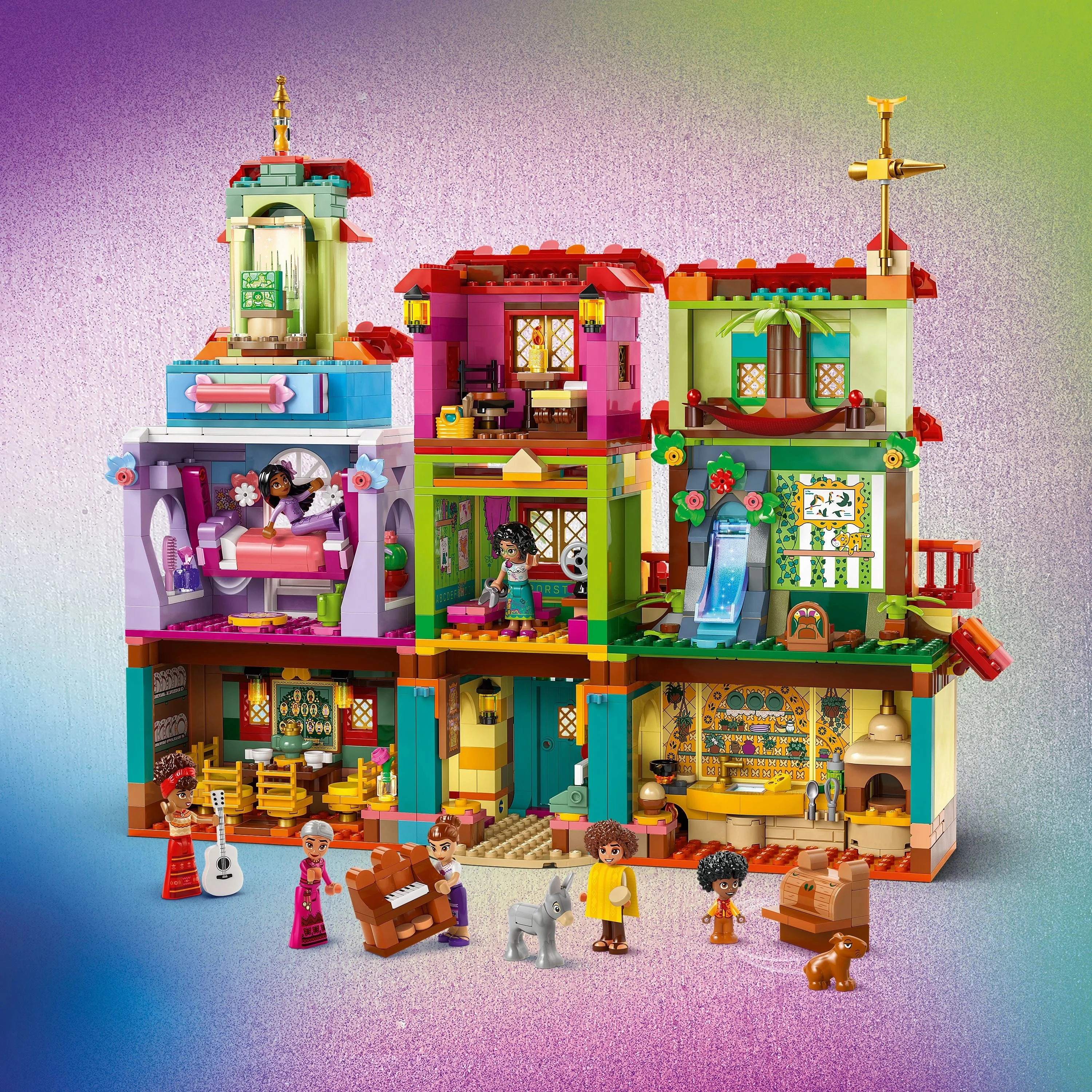 LEGO  Disney Encanto The Magical Madrigal House Building Toy with a Mirabel Mini-Doll Figure 43245