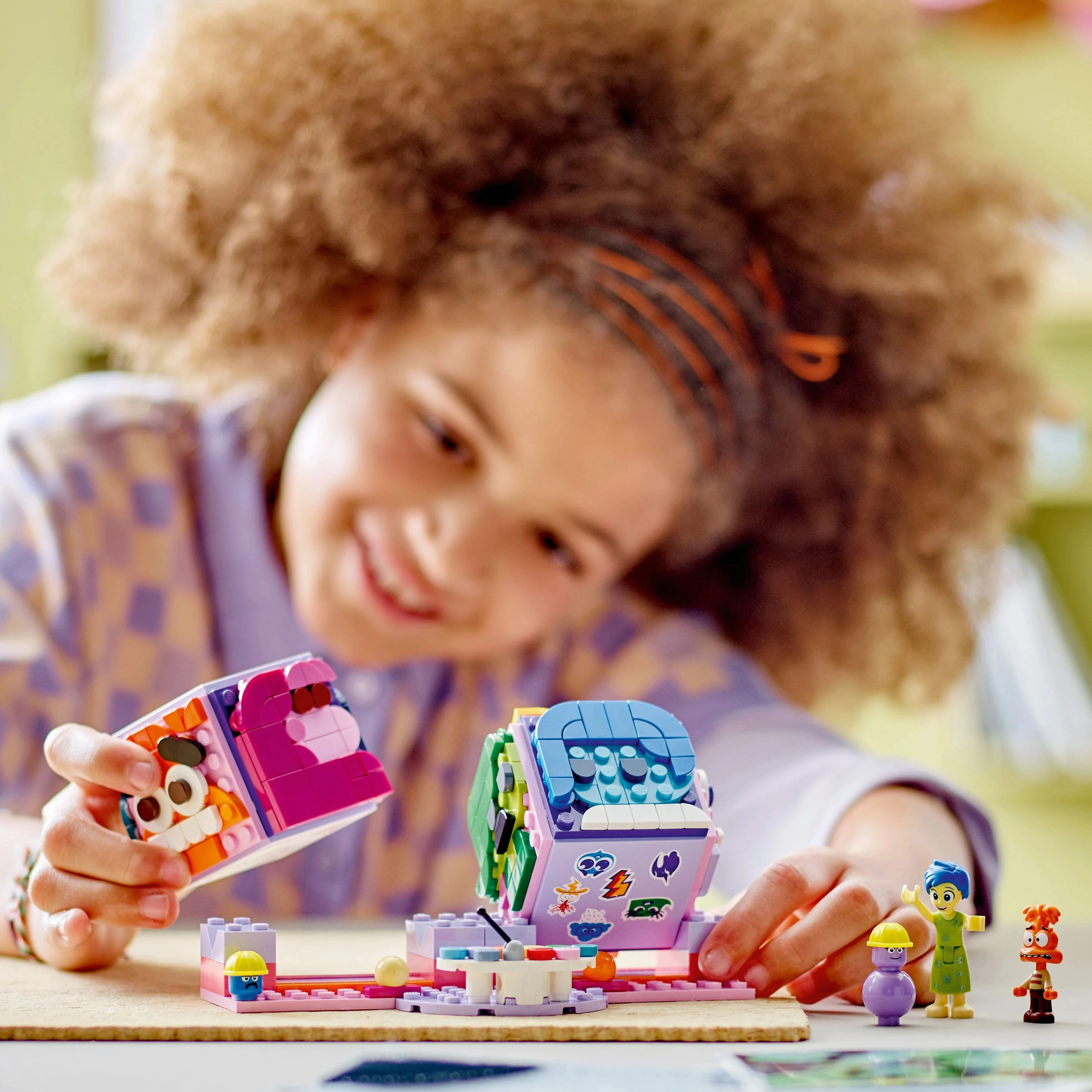 LEGO  Disney Inside Out 2 Mood Cubes from Pixar, Kids Building Kit with Joy and Anxiety 43248