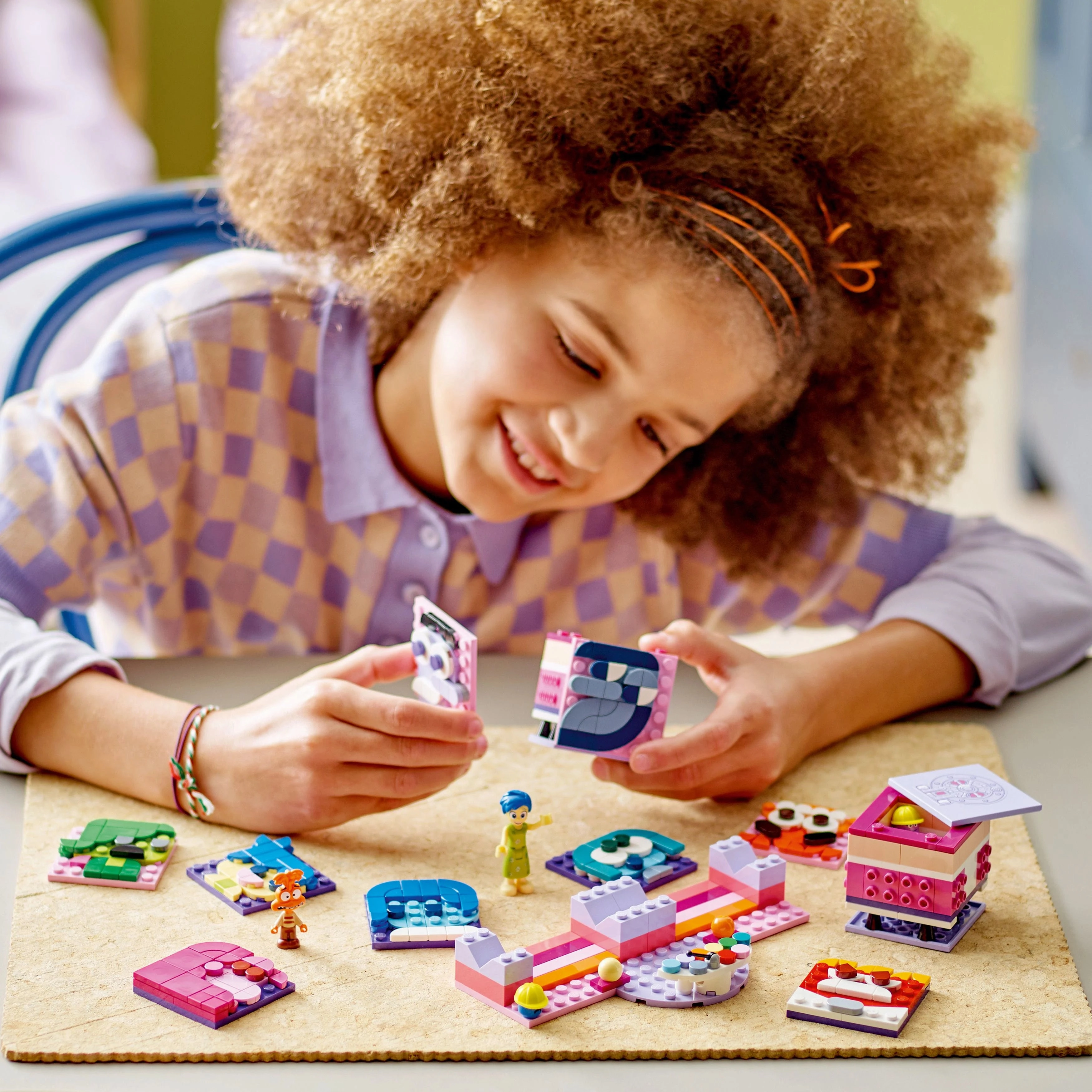 LEGO  Disney Inside Out 2 Mood Cubes from Pixar, Kids Building Kit with Joy and Anxiety 43248