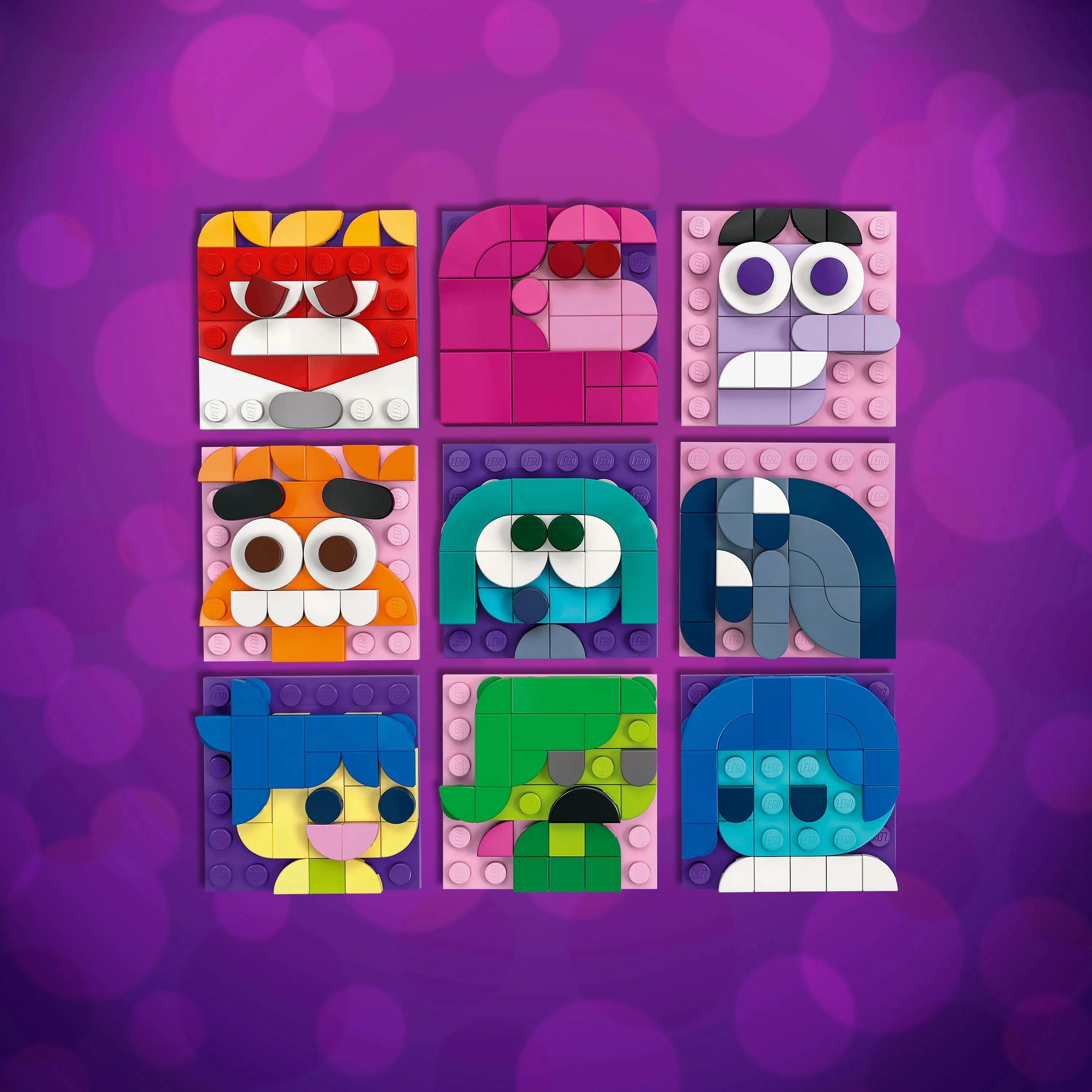 LEGO  Disney Inside Out 2 Mood Cubes from Pixar, Kids Building Kit with Joy and Anxiety 43248