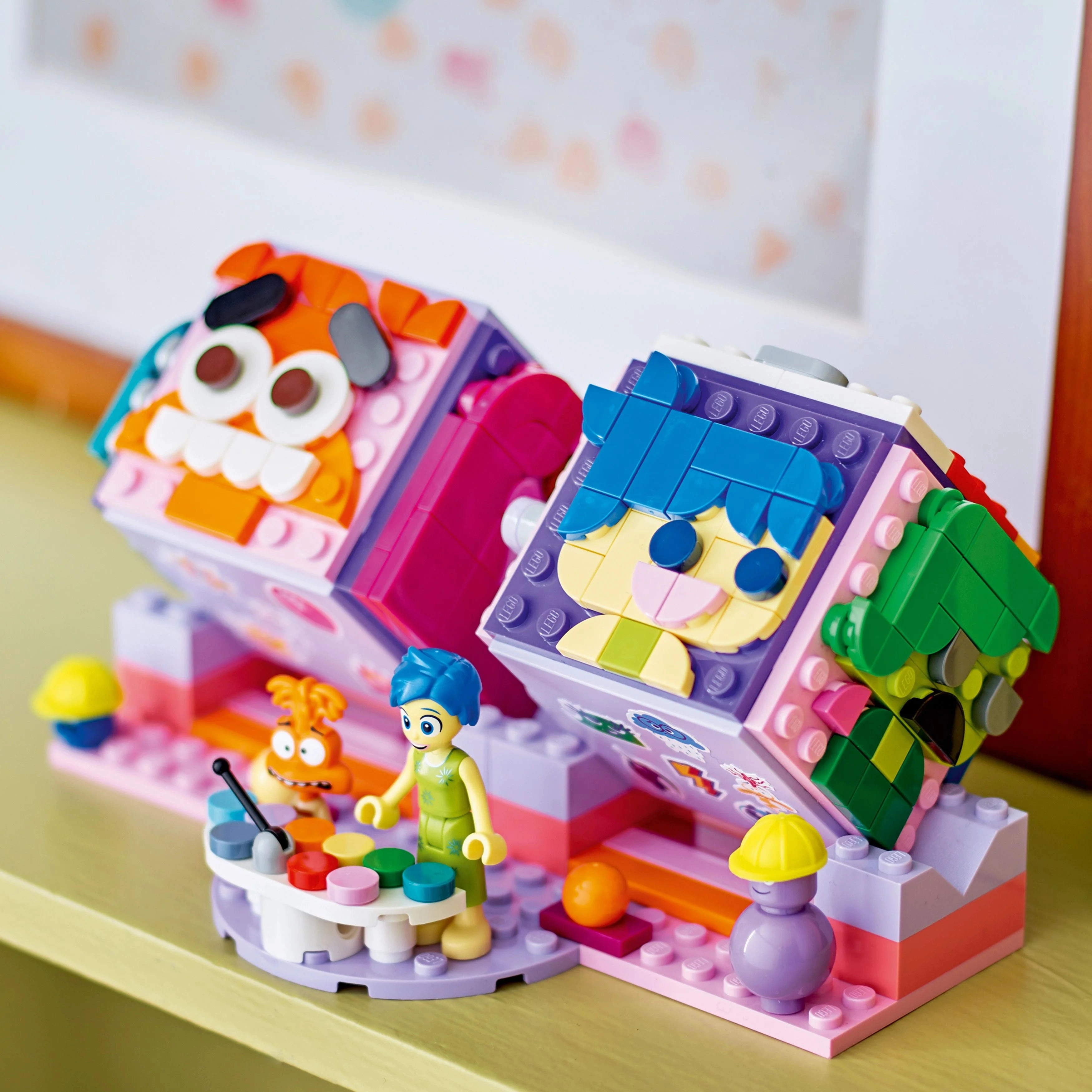 LEGO  Disney Inside Out 2 Mood Cubes from Pixar, Kids Building Kit with Joy and Anxiety 43248