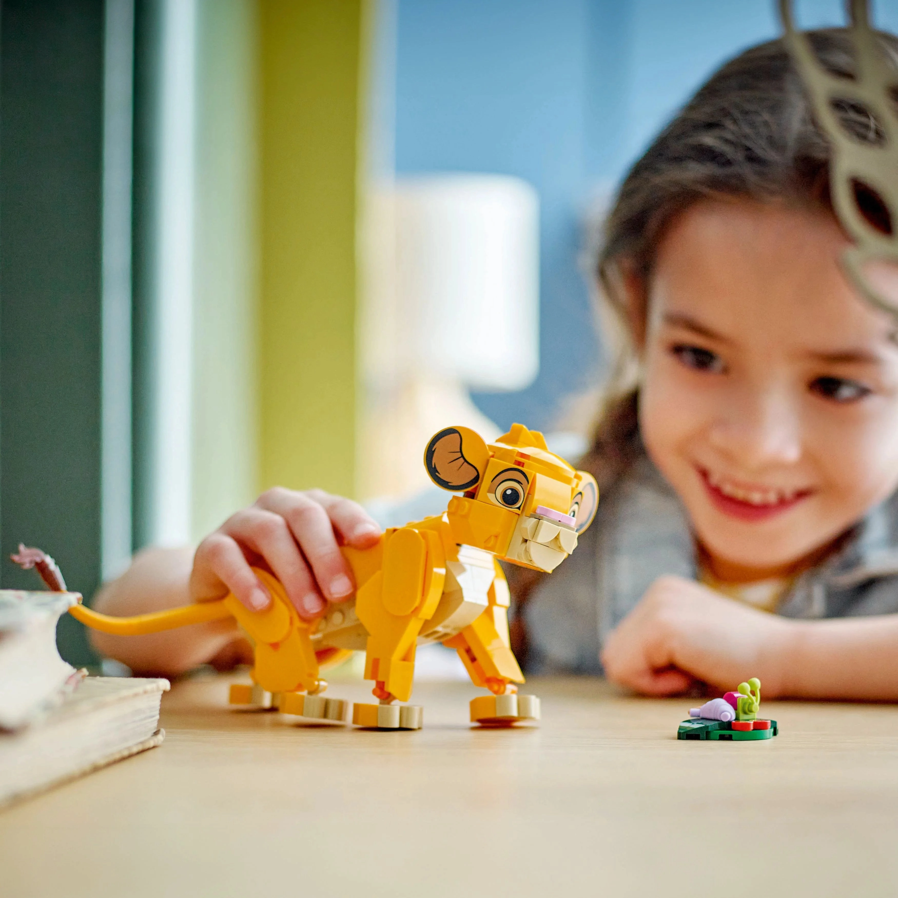 LEGO  Disney Simba the Lion King Cub Buildable Toy, Fun Construction Playset Gift Idea 43243