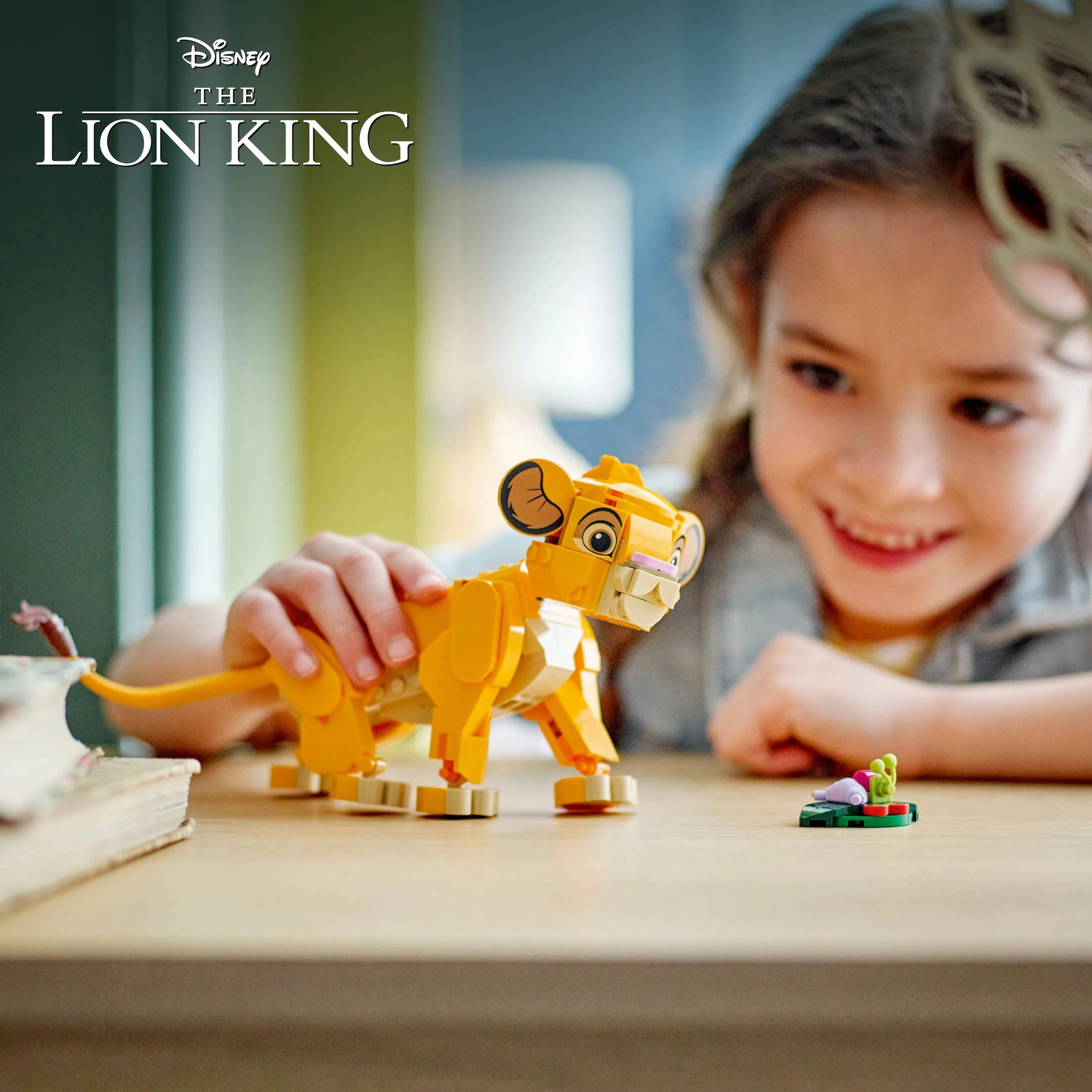 LEGO  Disney Simba the Lion King Cub Buildable Toy, Fun Construction Playset Gift Idea 43243