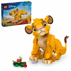 LEGO  Disney Simba the Lion King Cub Buildable Toy, Fun Construction Playset Gift Idea 43243