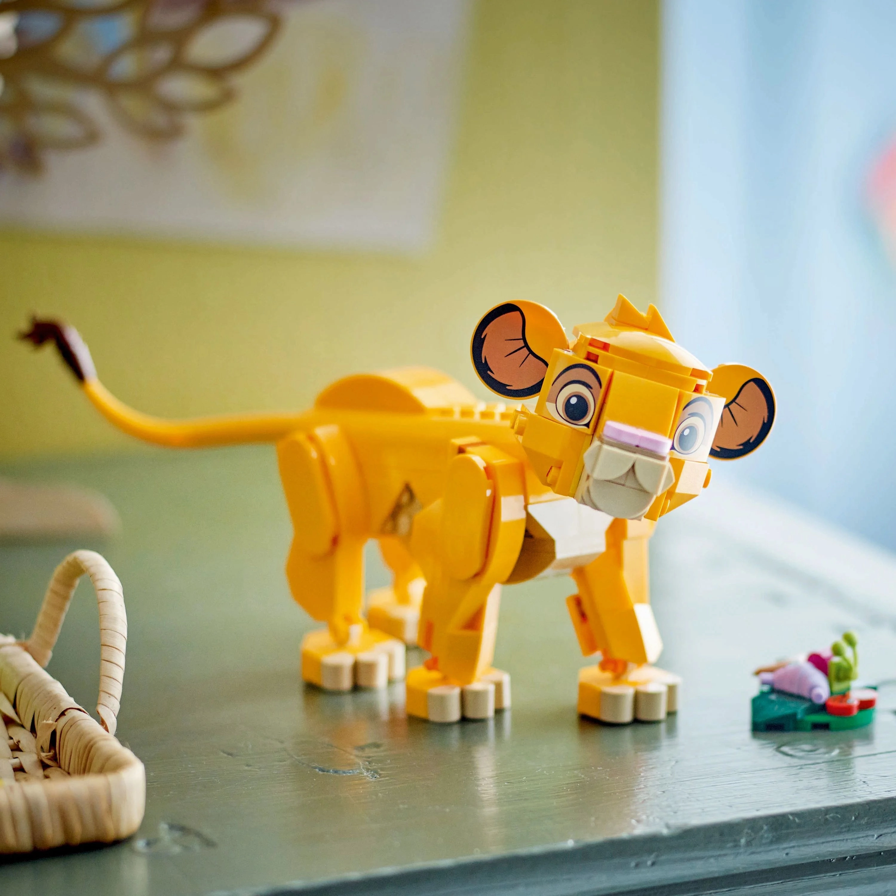 LEGO  Disney Simba the Lion King Cub Buildable Toy, Fun Construction Playset Gift Idea 43243