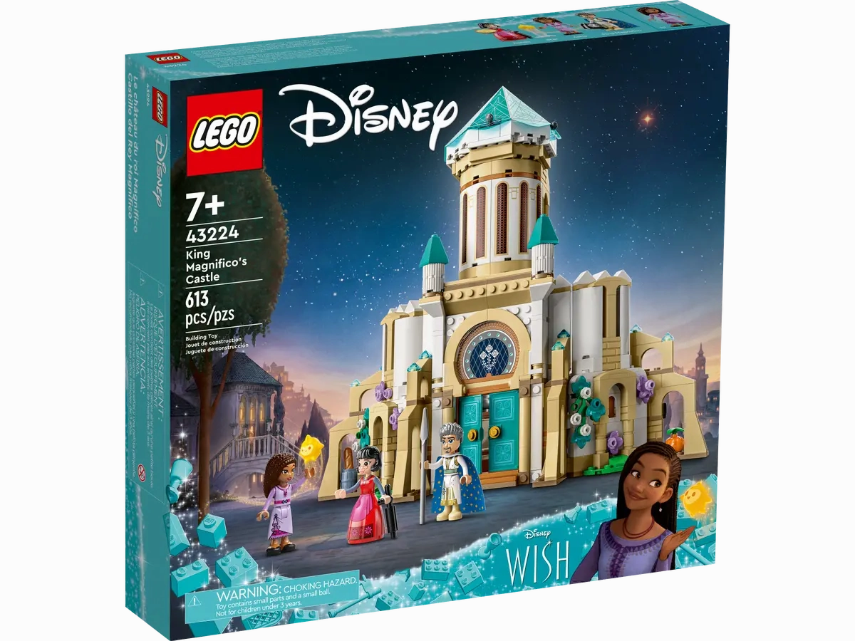 LEGO Disney Wish: King Magnificos Castle 43224 Building Toy Set
