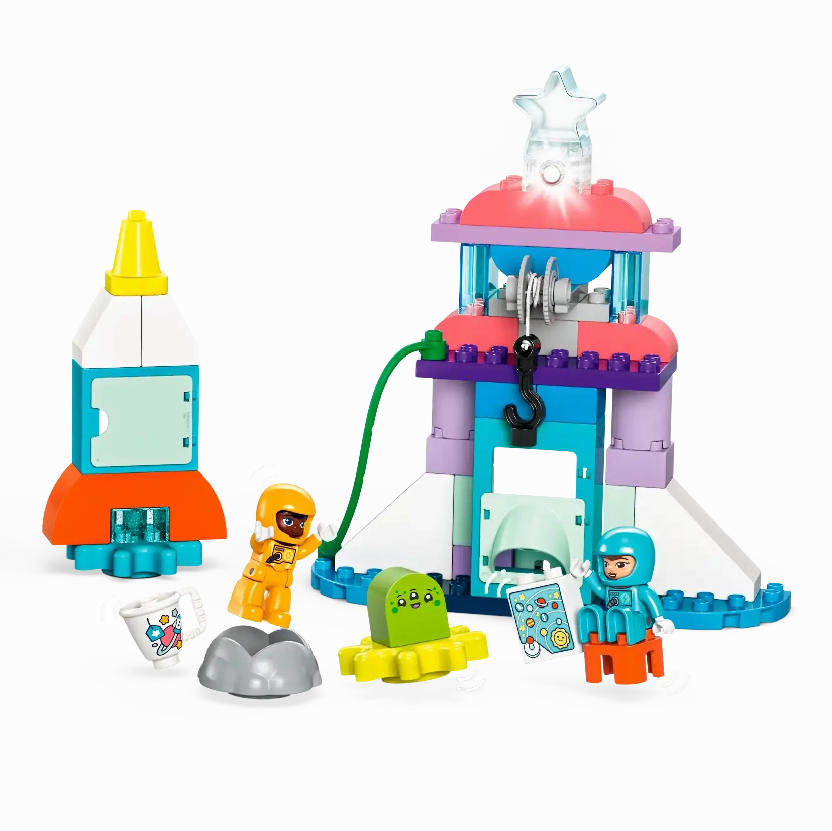 LEGO DUPLO 10422 3-in-1 Space Shuttle for Many Adventures