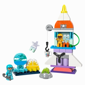 LEGO DUPLO 10422 3-in-1 Space Shuttle for Many Adventures