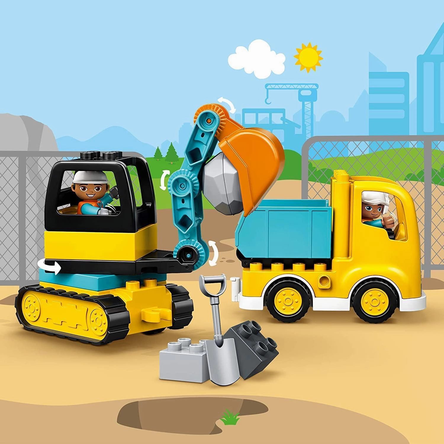 LEGO DUPLO 10931 Truck & Tracked Excavator