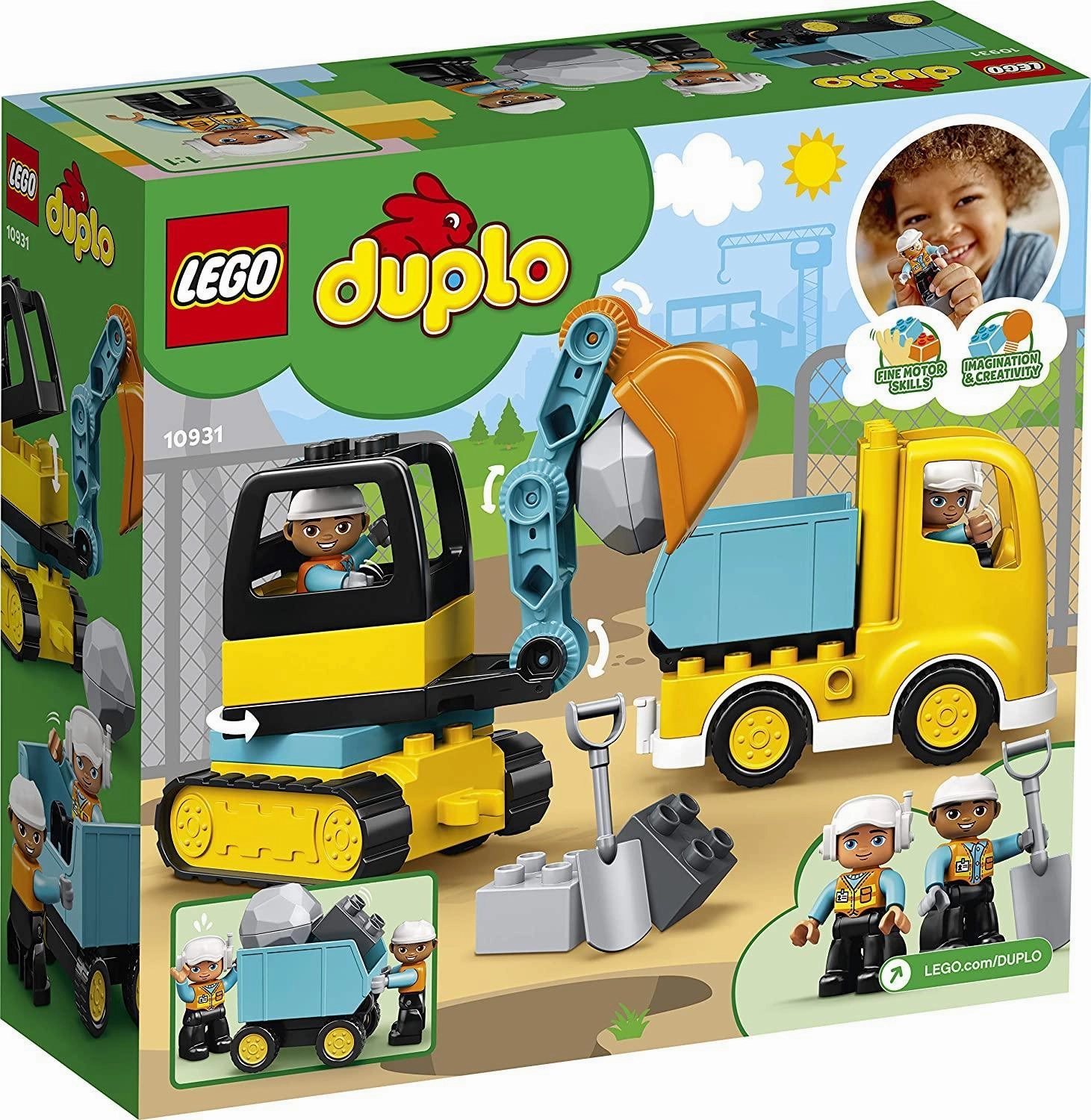 LEGO DUPLO 10931 Truck & Tracked Excavator