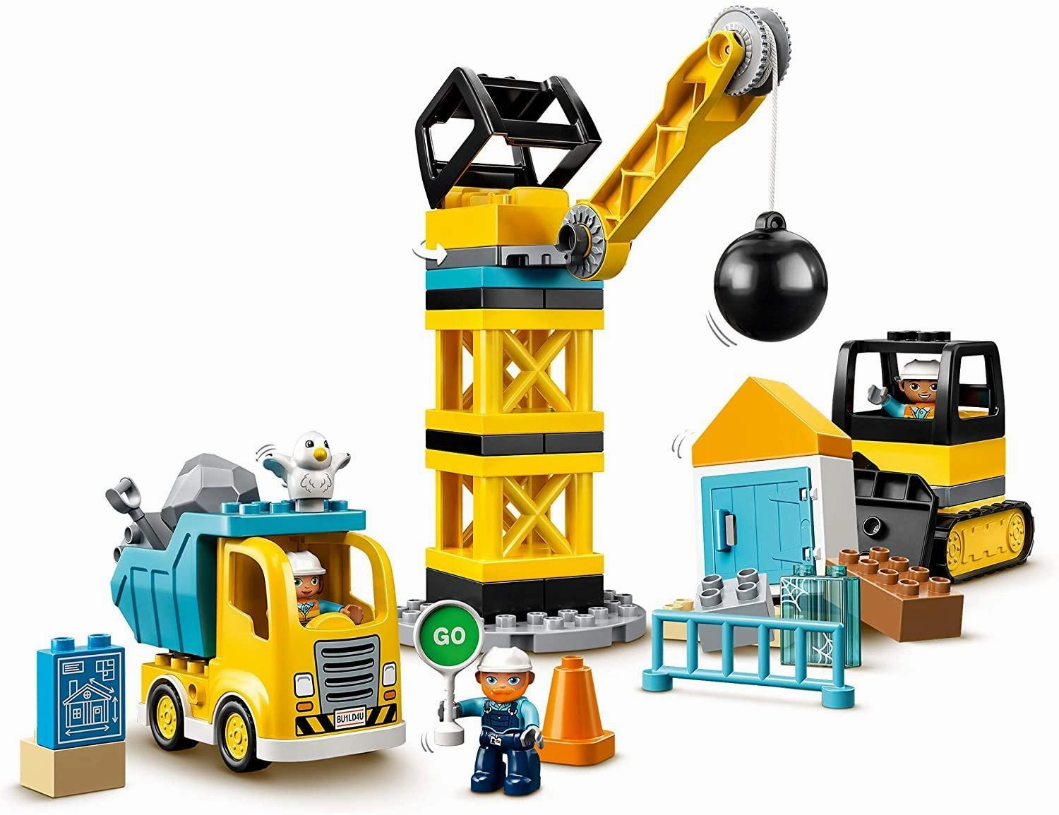 LEGO DUPLO 10932 Wrecking Ball Demolition Construction Set