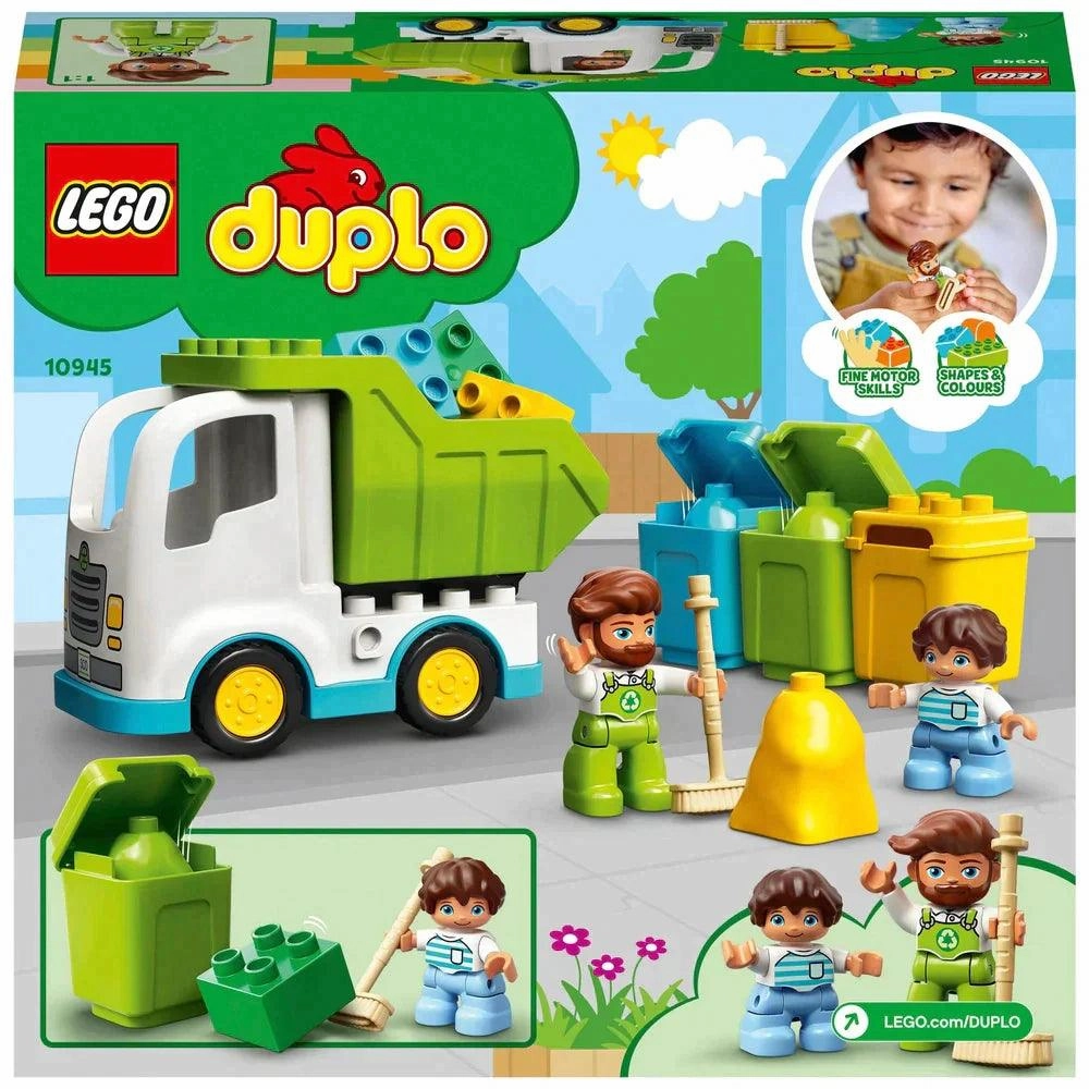 LEGO DUPLO 10945 Town Garbage Truck & Recycling Toddlers Toy