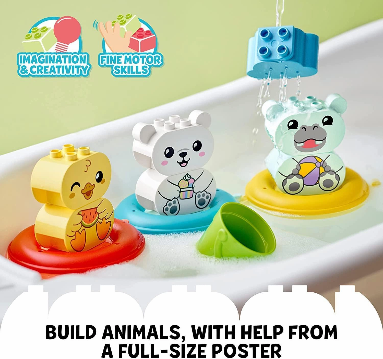 LEGO DUPLO 10965 My First Bath Time Fun: Floating Animal Train