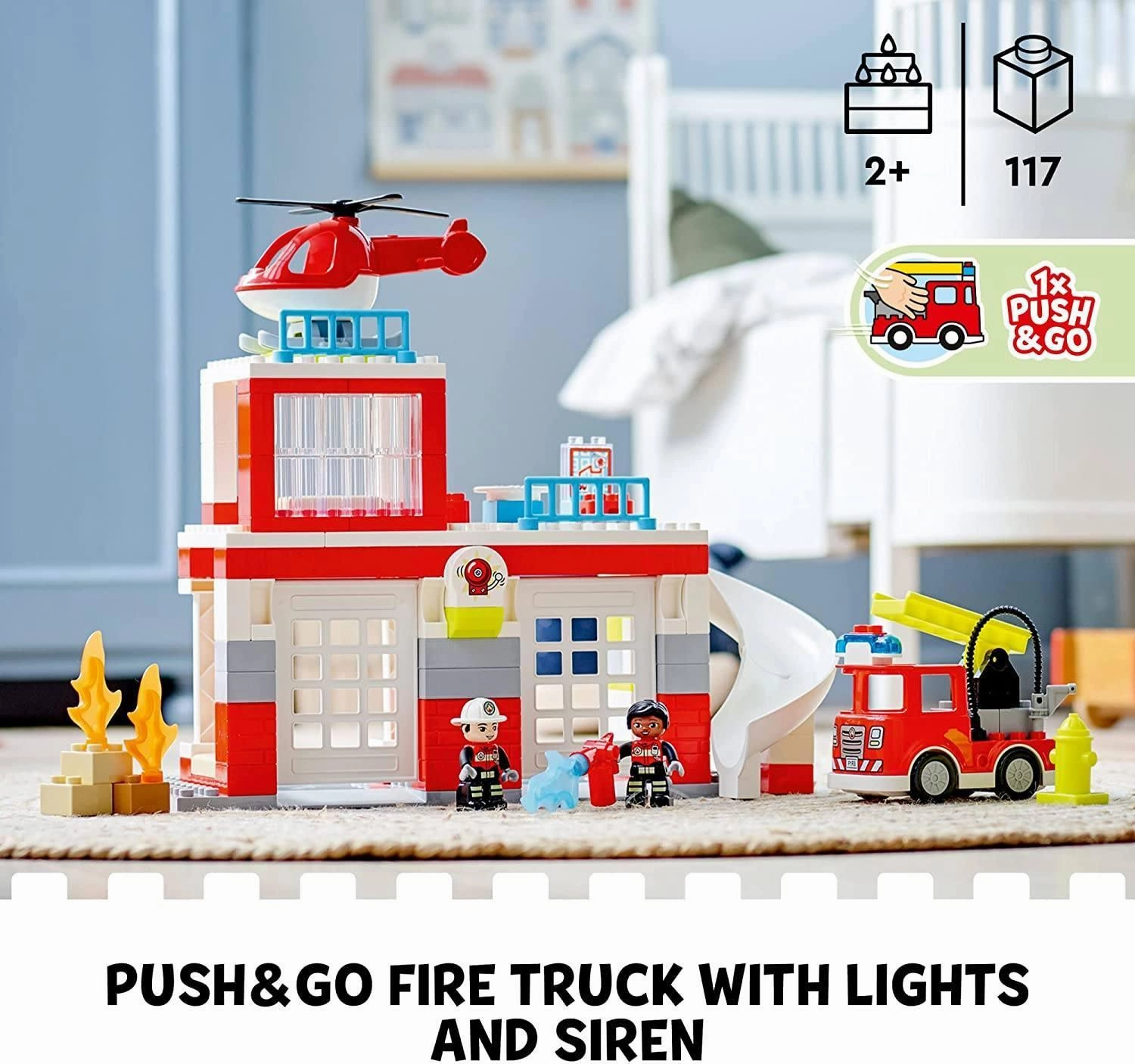 LEGO DUPLO 10970 Fire Station & Helicopter