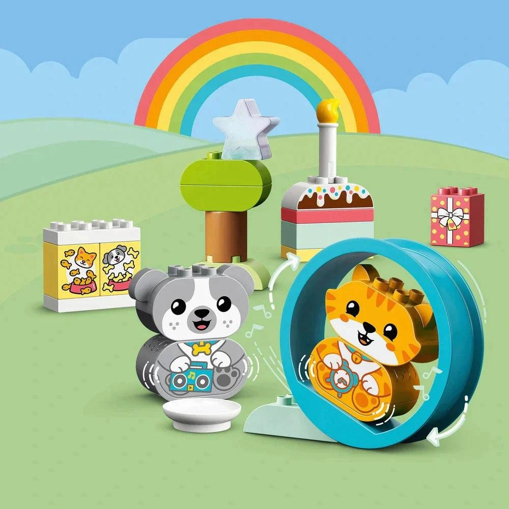 LEGO DUPLO 10977 My First Puppy & Kitten with Sounds Pet Toy